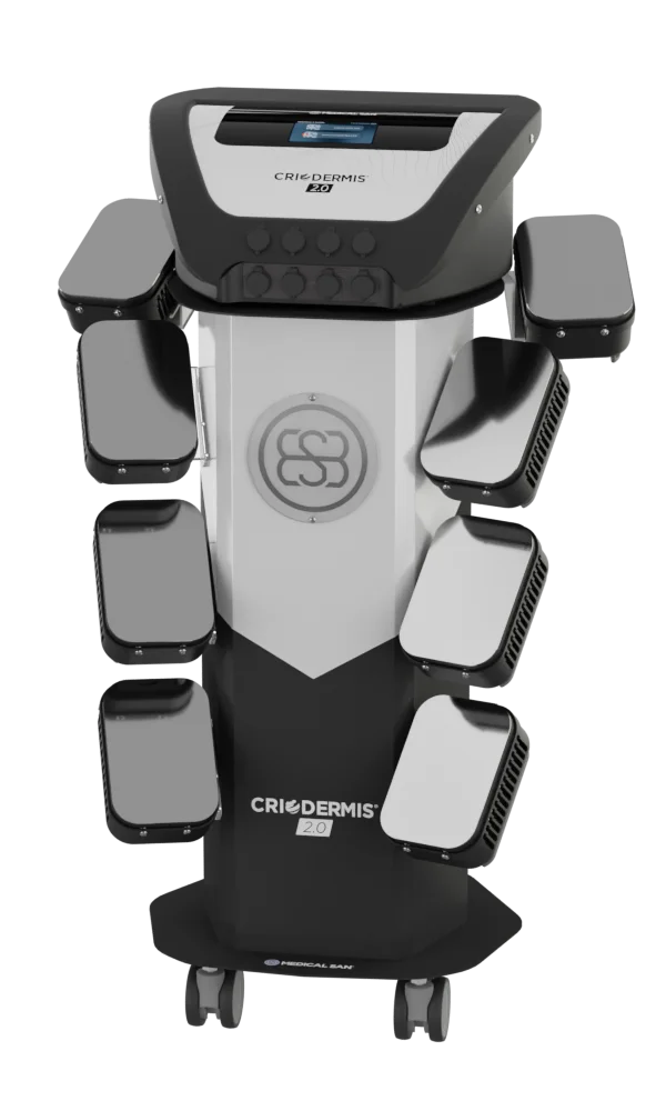 Criodermis 2.0 Medical San - vista frontal com aplicadores (imagem ilustrativa)